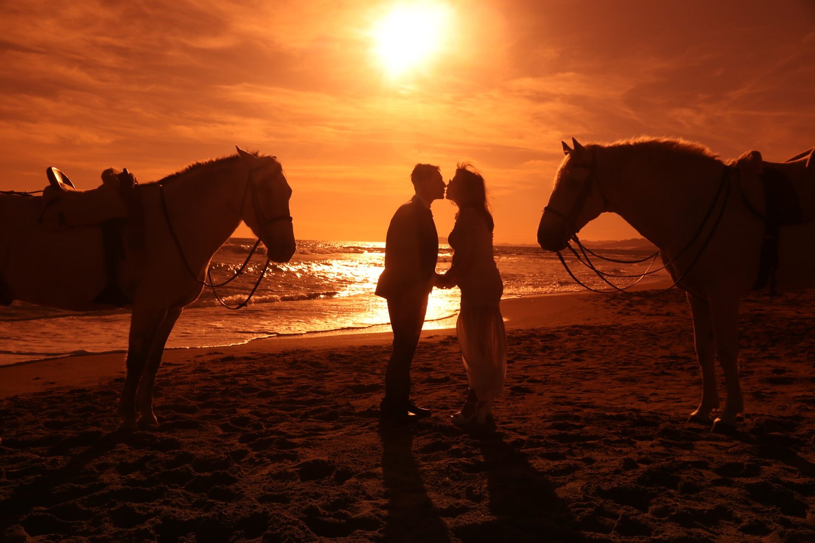 Sesión postboda en la playa